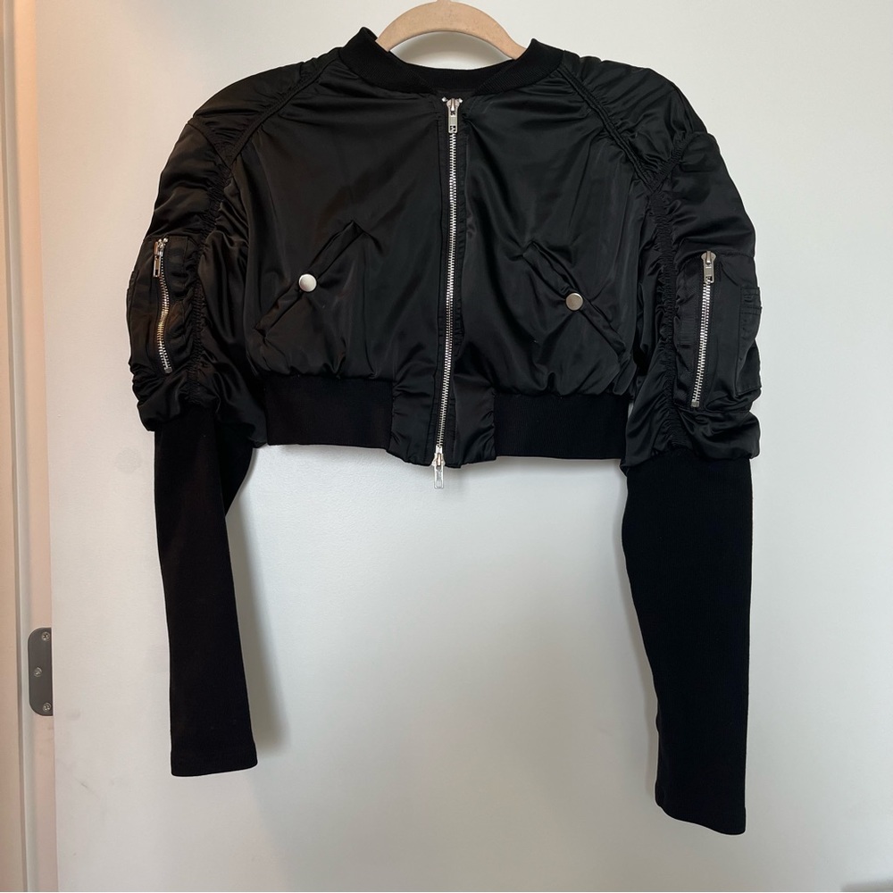 Black waist length Jacket
